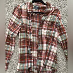 Eddie Bauer Unisex Plaid Flannel Shirt